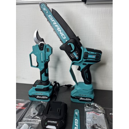 Набір акумуляторних інструментів Grand №2 G MEGA (АПЦ-8HS/4-2 + СА-40F/20BL)